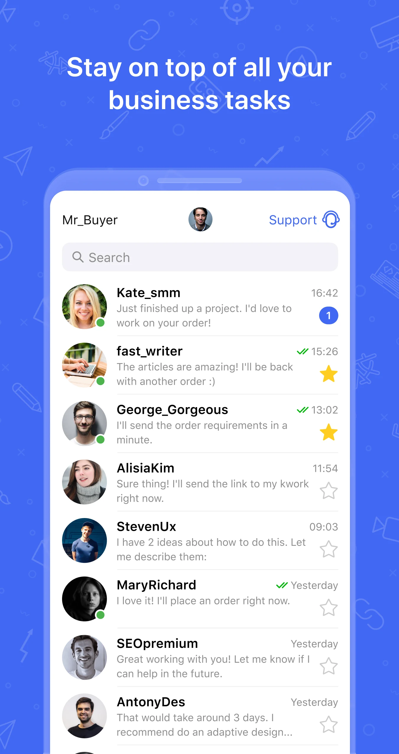 Kwork screenshot